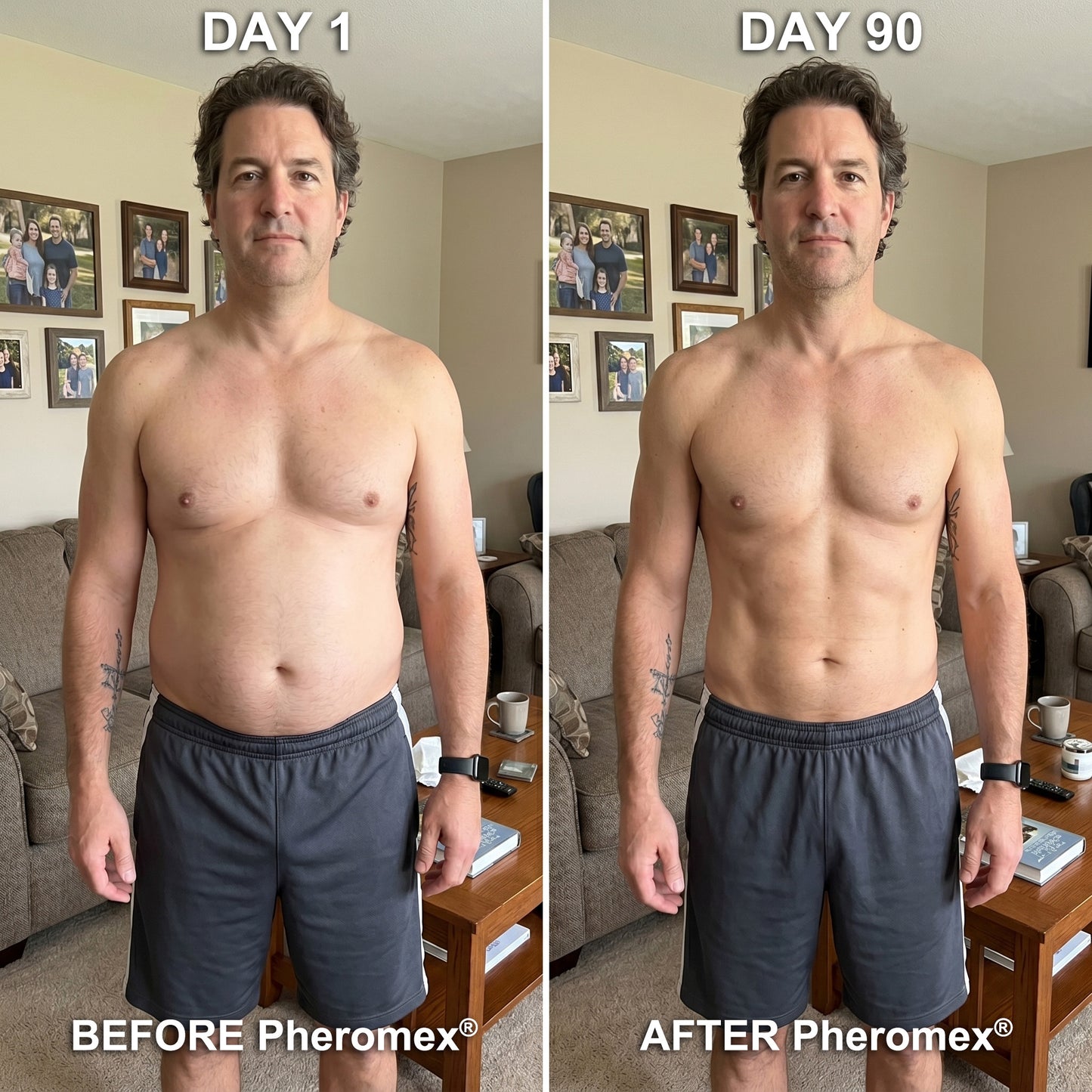 Pheromex® 💪🏻Thermo Peptide Body Scilpting Oil Chest & Core Firming Treatment