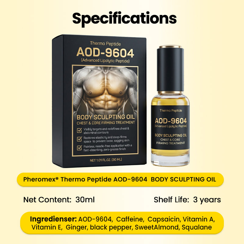 Pheromex® 💪🏻Thermo Peptide Body Scilpting Oil Chest & Core Firming Treatment
