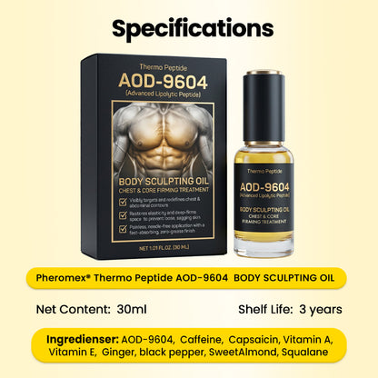 Pheromex® 💪🏻Thermo Peptide Body Scilpting Oil Chest & Core Firming Treatment